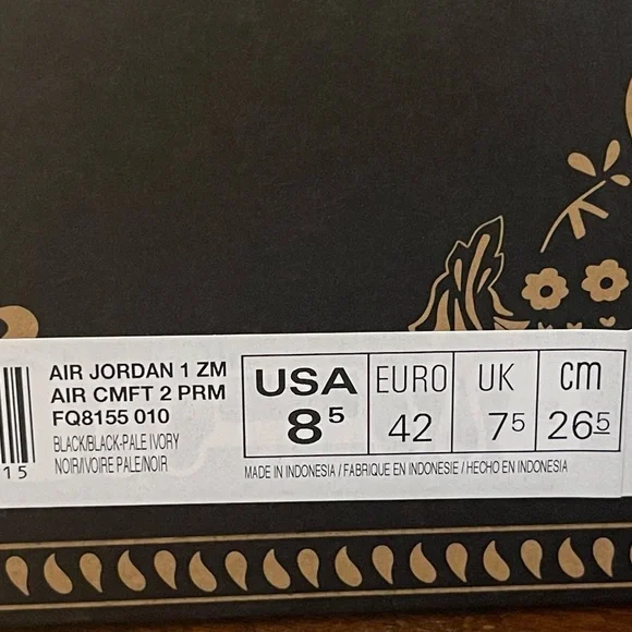 Air Jordan 1 High Zoom Air CMFT 2 'Día De Muertos' FQ8155-010 Men's Size 8.5 - Picture 7 of 7